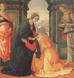 Domenico Ghirlandaio The Visitation (mk05) oil painting image